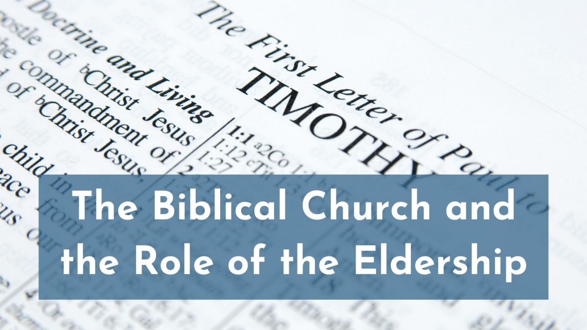 Elders and the Church 